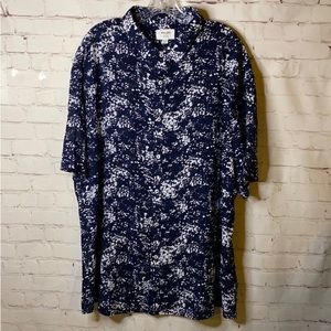 Julian & Mark Men’s Casual Button Down Short Sleeve Shirt Size XXL